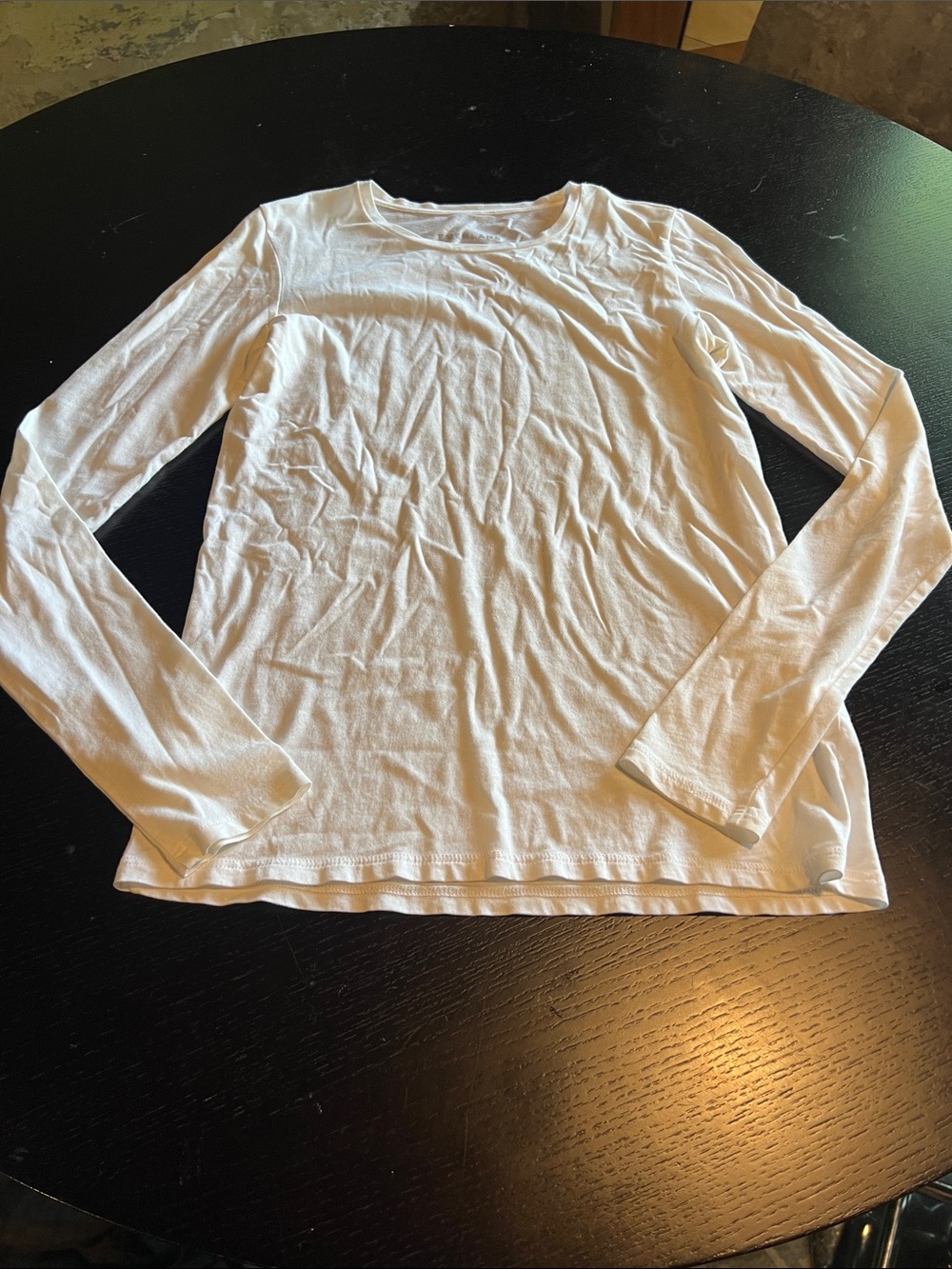EVERLANE sheer long sleeve t shirt. XS
